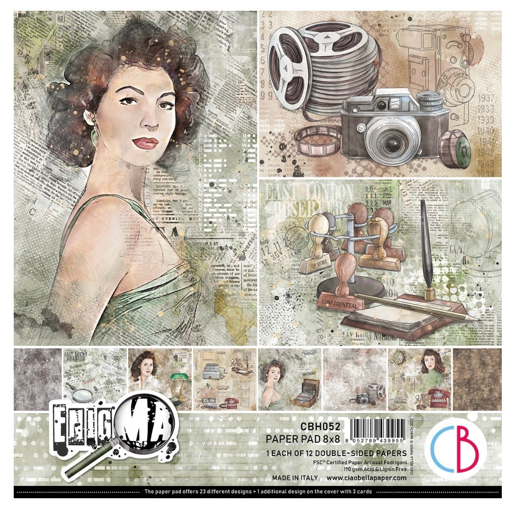 Ciao Bella - Enigma paper 8x8